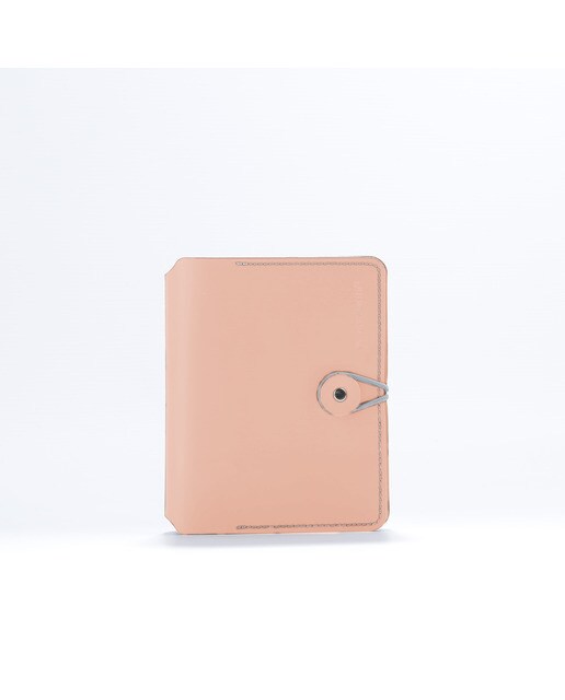 Caderno Madison Button A6 pautado rosa vacavaliente 1