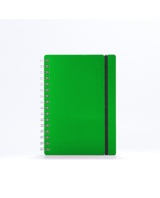 Caderno A5 pautado vacavaliente azul 1