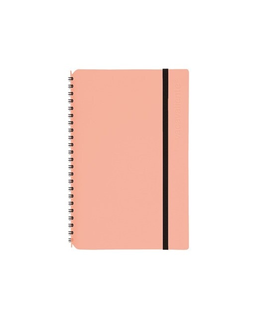 Bloco de notas Plein Air A5 pautado rosa vacavaliente 1