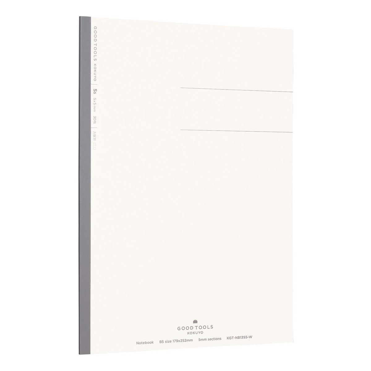 Cuaderno Kokuyo Good Tools B5 cuadriculado Blanco-5