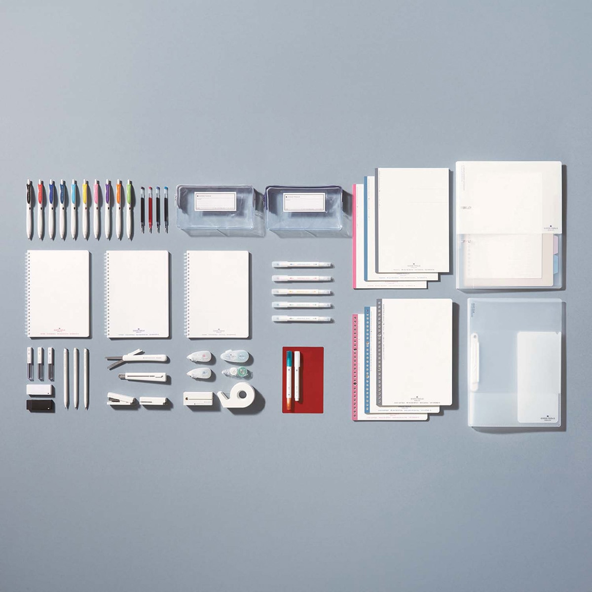 Cuaderno Kokuyo Good Tools B5 Rayado Punto 7mm rosa A Blanco-10