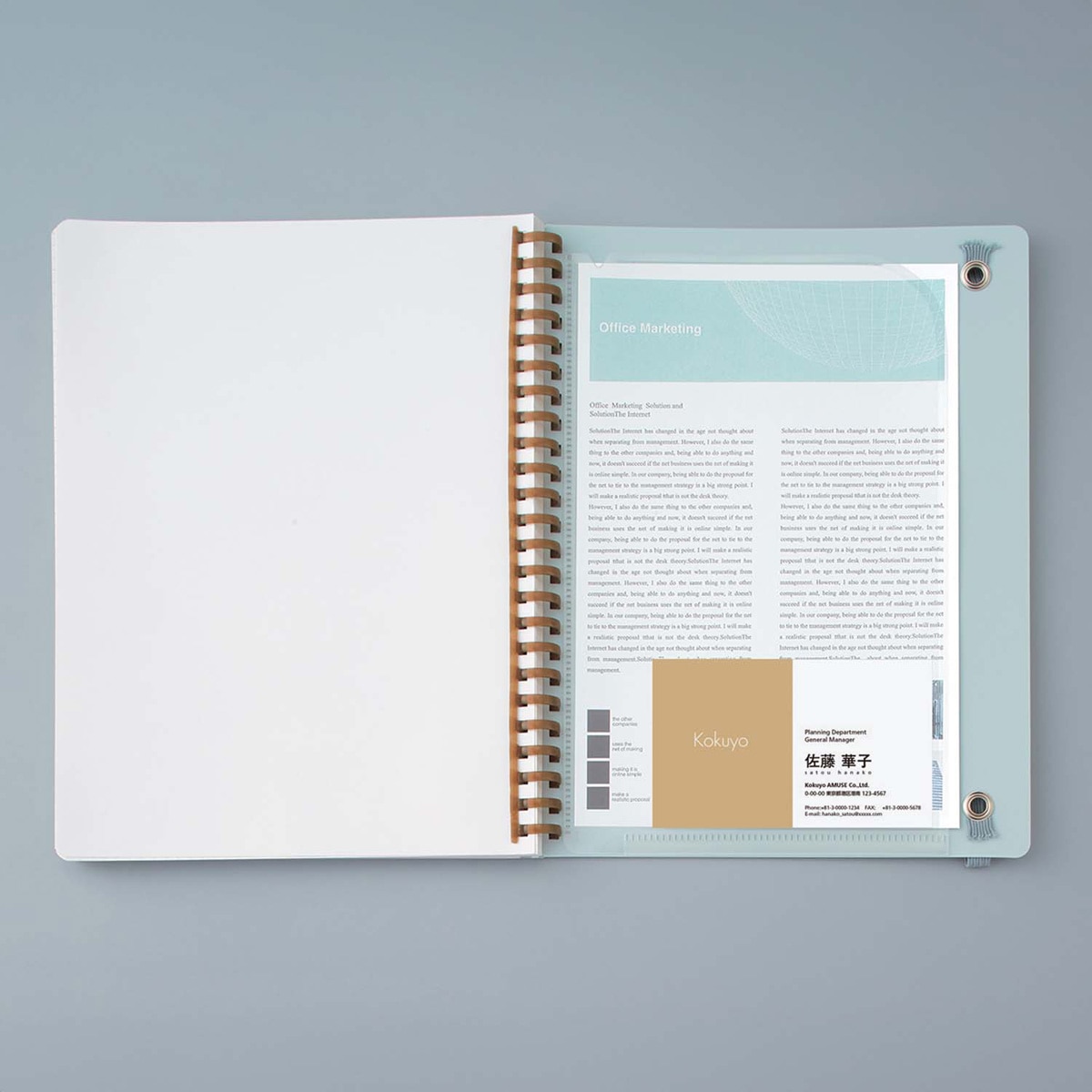 Imagen 7 de Cuaderno anillas flexibles Kokuyo cuadrícula 4 mm A5 rosa