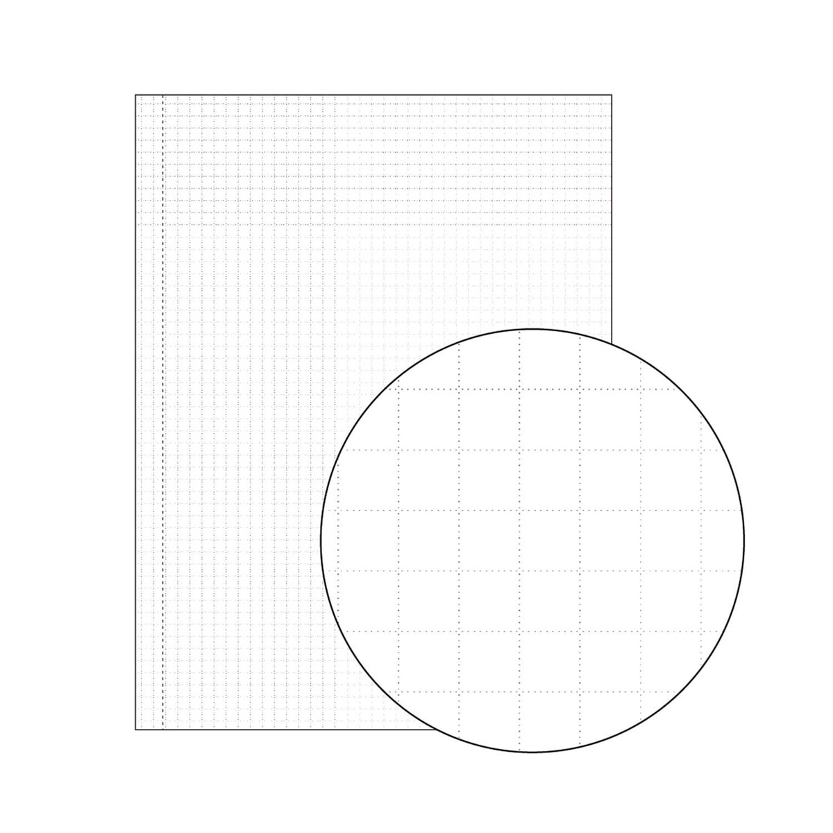 Imagen 15 de Cuaderno anillas flexibles Kokuyo cuadrícula 4 mm A5 rosa