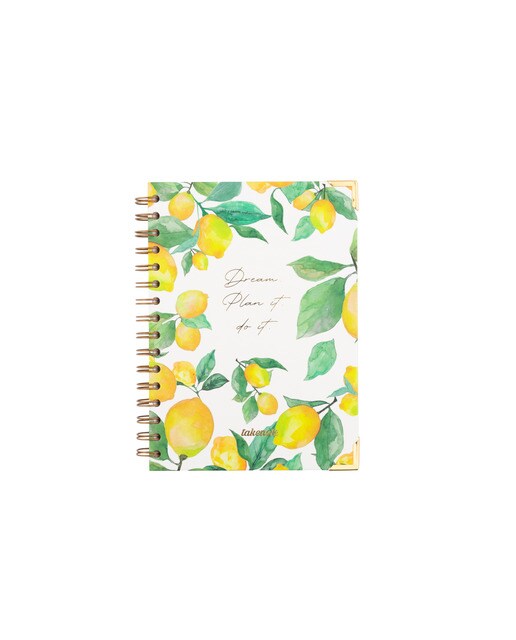 Imagen 0 de Cuaderno liso a5 Takenote Agatha amarillo