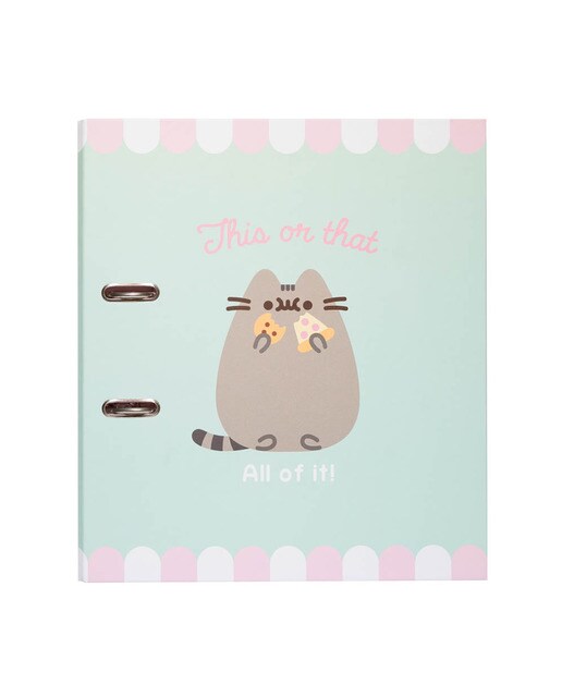 Imagem 0 de Arquivador com Compressor Pusheen 28,5x7x33,5 Verde
