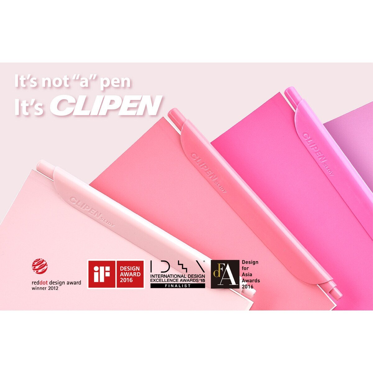 Caneta esferográfica Gangnam Pink 2