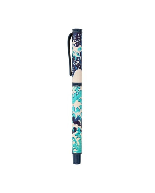 Caneta Esferográfica Hokusai - Azul e Bege Azul / Bege-1