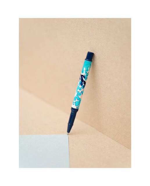 Caneta Esferográfica Hokusai - Azul e Bege Azul / Bege-8
