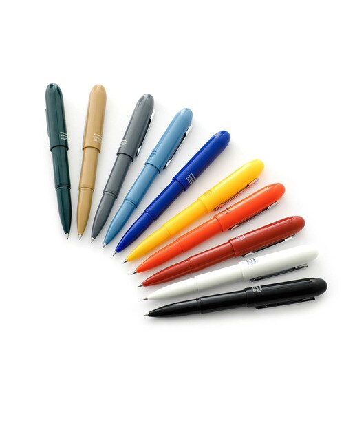 Caneta Bullet 0,7 mm tinta preta à base de óleo Penco castanha Castanho-8