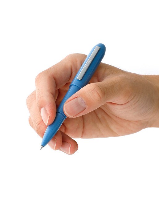 Caneta Bullet 0,7 mm tinta preta à base de óleo Penco azul claro Azul-claro-4