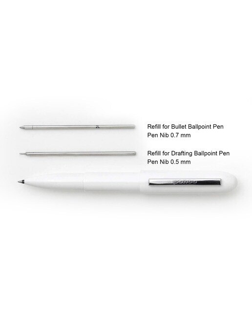 Recarga de tinta preta ponta de 0,7 mm para caneta Bullet Penco Preto-5