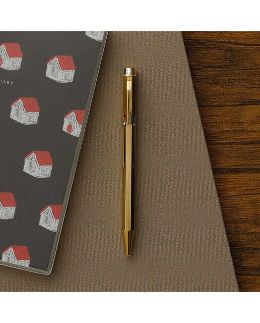 Esferográfica 4 cores Hightide Penco dourado Dourado-3