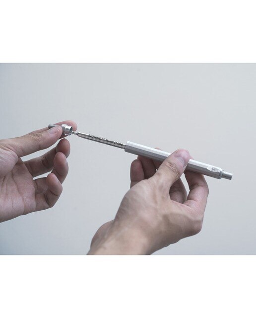 Esferográfica Bolígrafo RAW HMM prateado Prateado-8