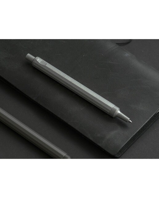 Esferográfica Bolígrafo RAW HMM prateado Prateado-10