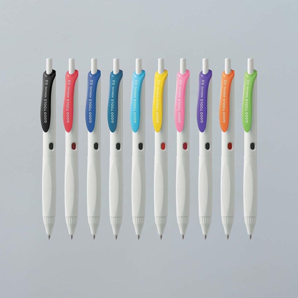 Bolígrafo gel 0.5mm Kokuyo Good Tools azul Negro-14