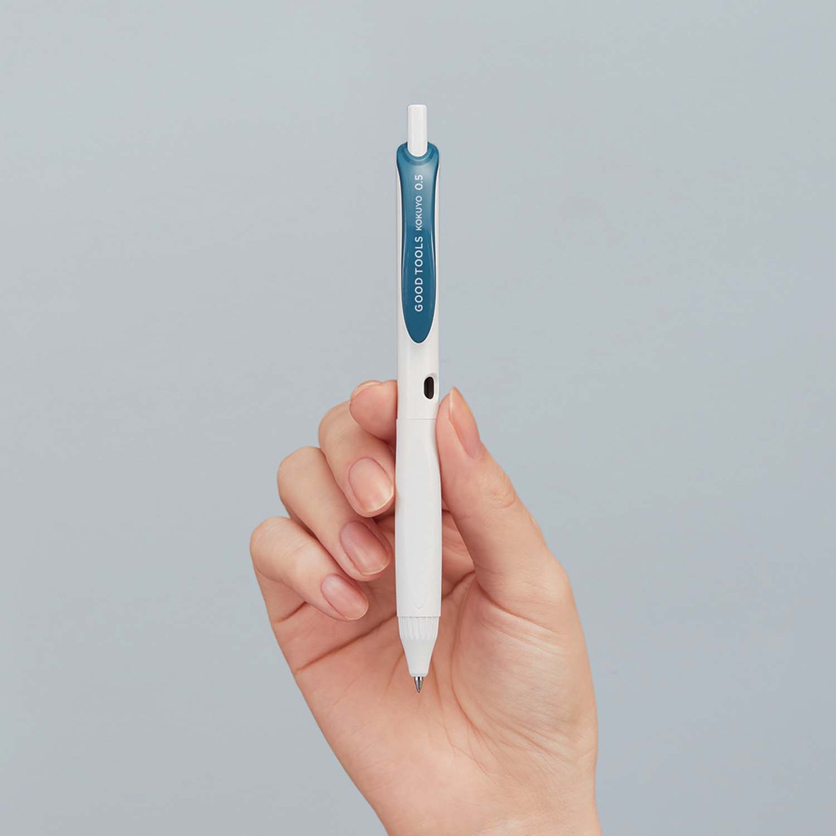 Bolígrafo gel 0.5mm Kokuyo Good Tools azul Negro-19