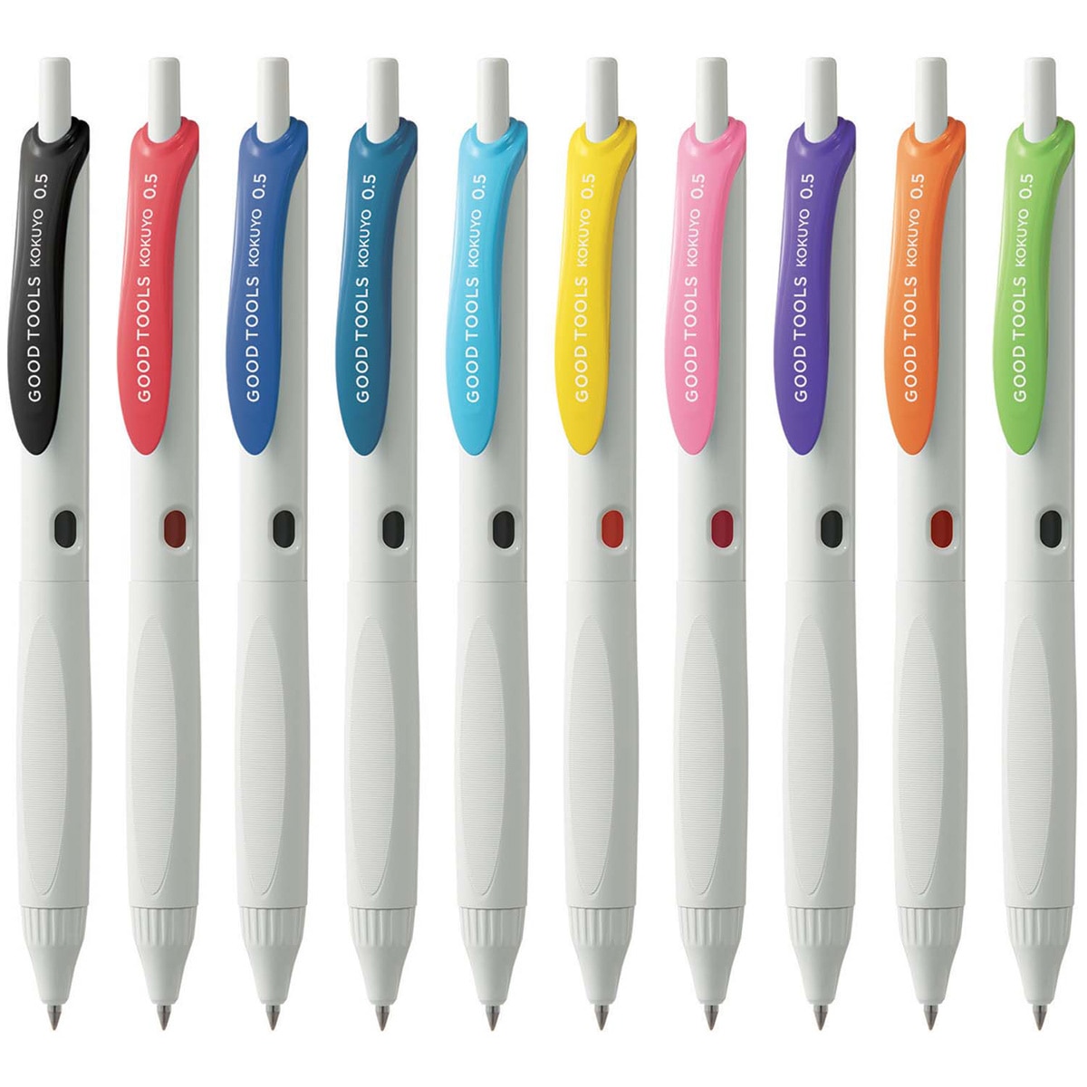 Bolígrafo gel 0.5mm Kokuyo Good Tools azul Negro-20