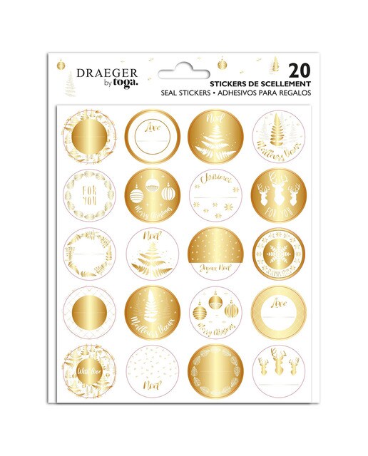 Imagem 0 de Pack de 20 autocolantes para presentes