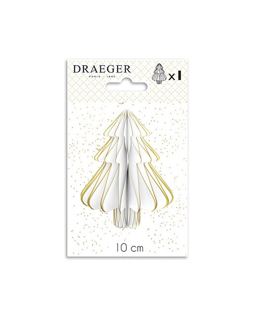Árvore Decorativa para Pendurar - Branco e Dourado Branco / Dourado-2