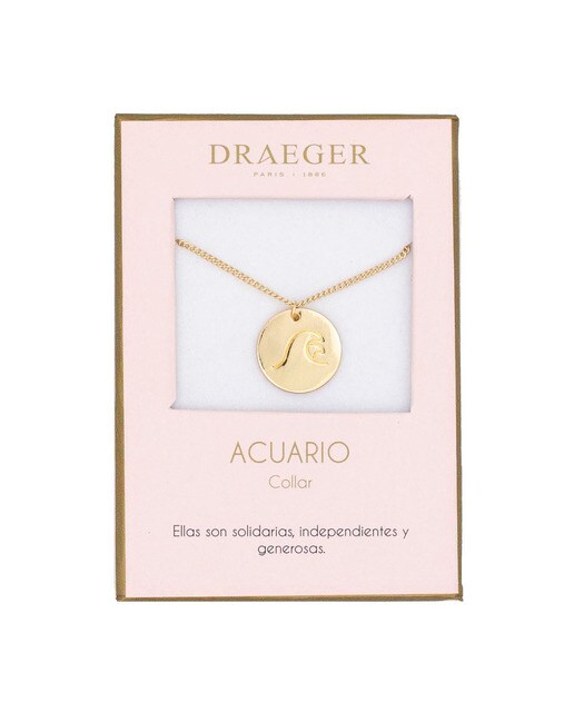 Colar dourado Aquário sem níquel Dourado-1