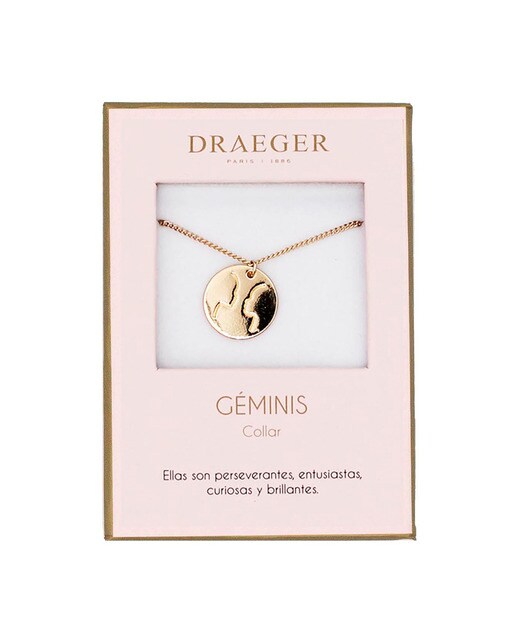 Colar dourado Gémeos sem níquel Dourado-1