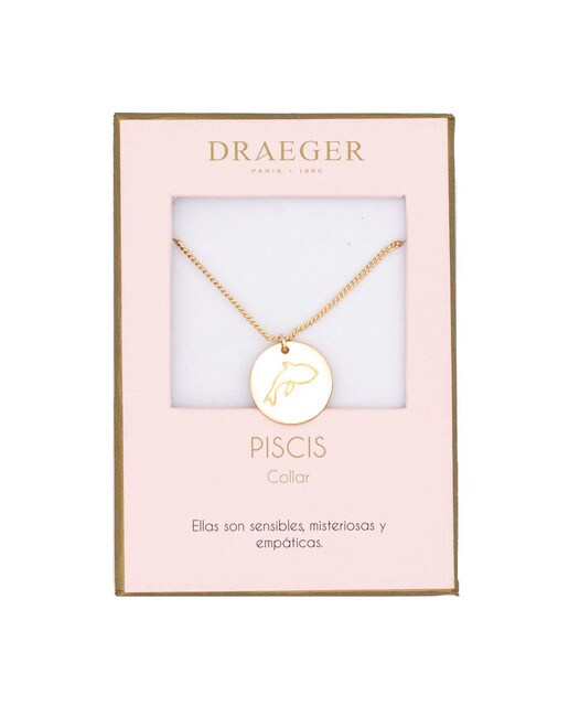 Colar dourado Peixes sem níquel Dourado-1