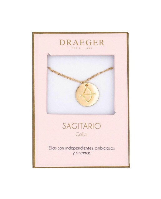 Colar dourado Sagitário sem níquel Dourado-1