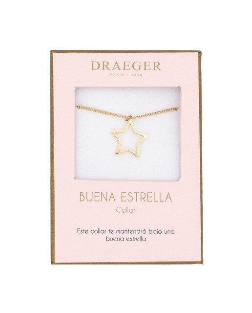 Colar dourado Boa Estrela sem níquel Dourado-1