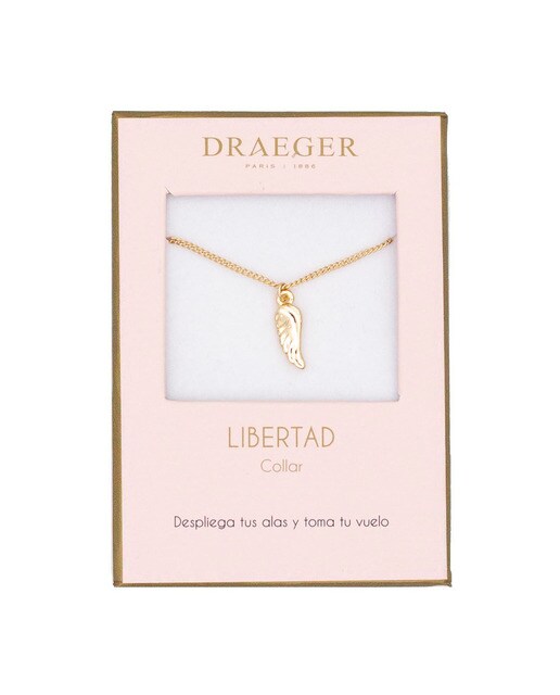 Colar dourado Liberdade sem níquel Dourado-1