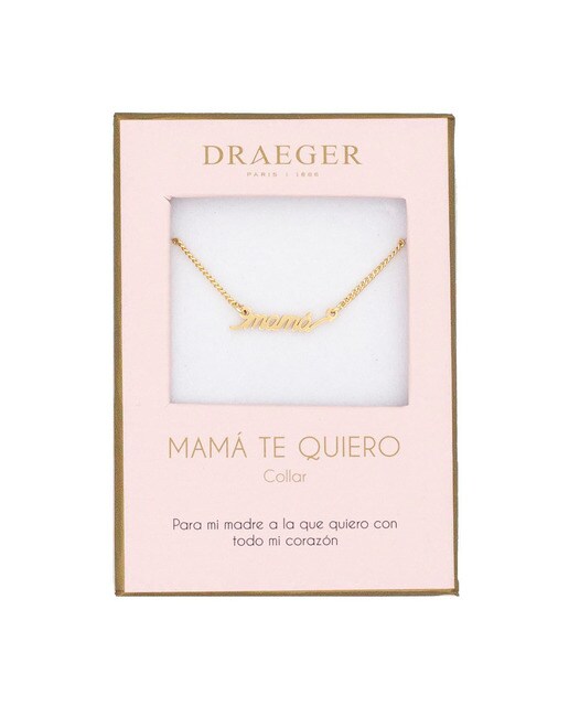 Colar dourado Mamã sem níquel Dourado-1