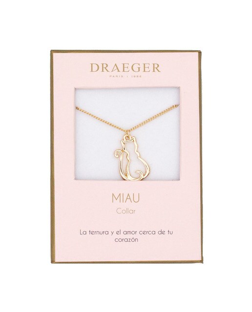 Colar dourado Gatinho sem níquel Dourado-1