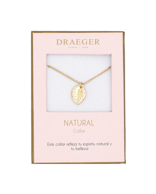 Colar dourado Folha sem níquel Dourado-1