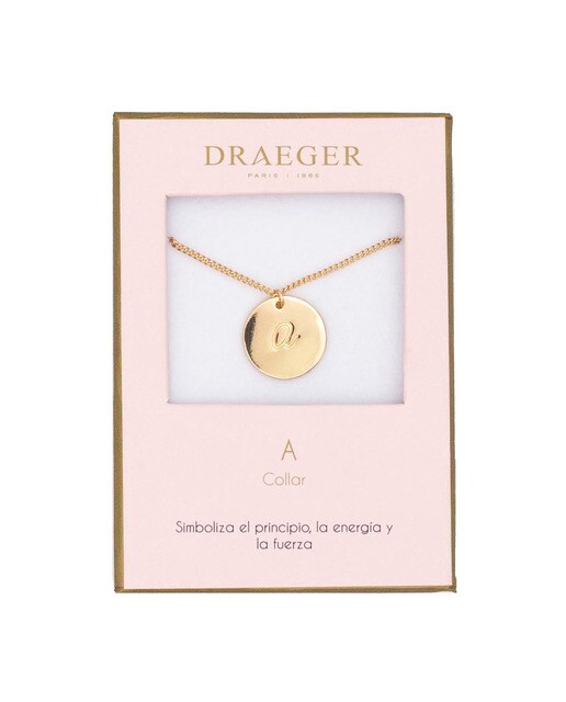 Colar dourado A sem níquel Dourado-1