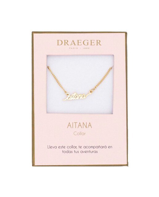 Colar dourado Aitana sem níquel Dourado-1