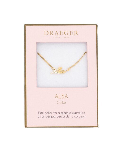Colar dourado Alba sem níquel Dourado-1