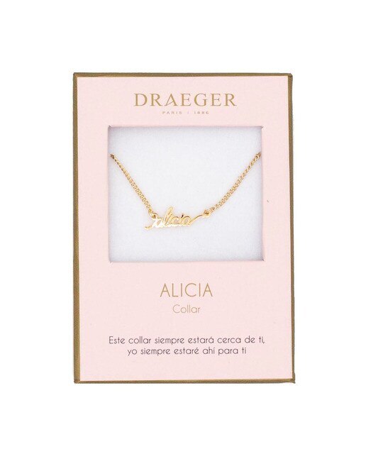 Colar dourado Alicia sem níquel Dourado-1