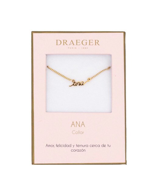 Colar dourado Ana de níquel Dourado-1