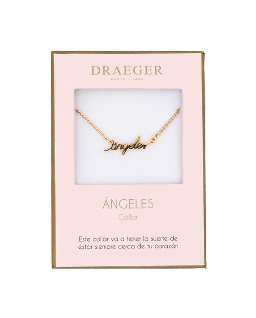Colar dourado Anjos de níquel Dourado-1