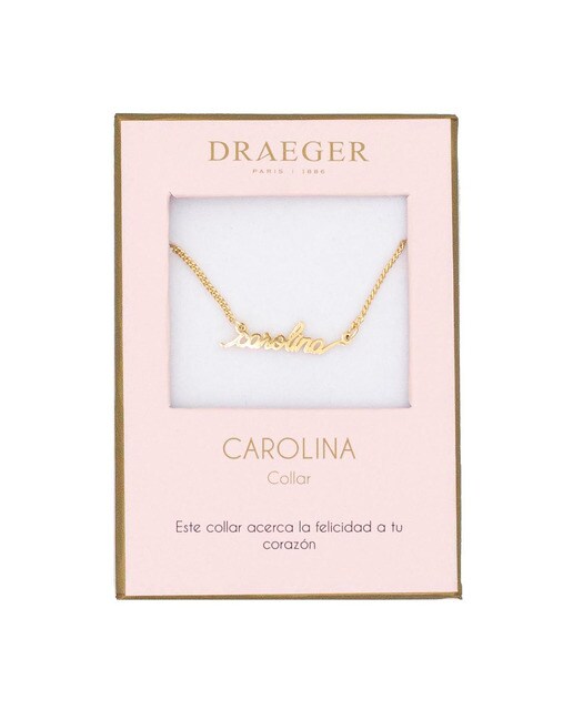 Colar dourado Carolina sem níquel Dourado-1