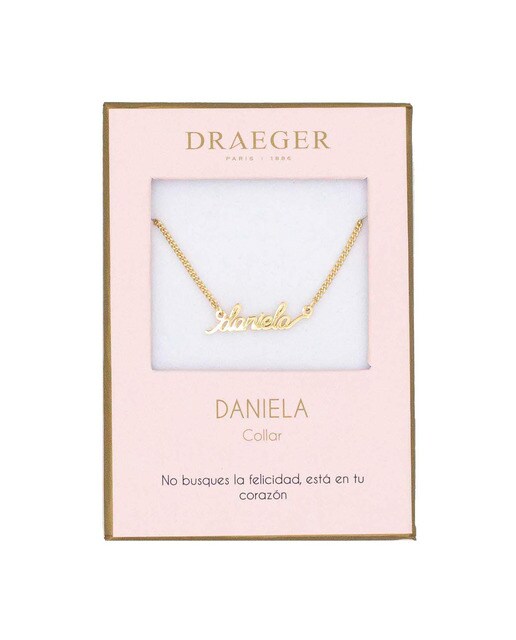 Colar dourado Daniela sem níquel Dourado-1