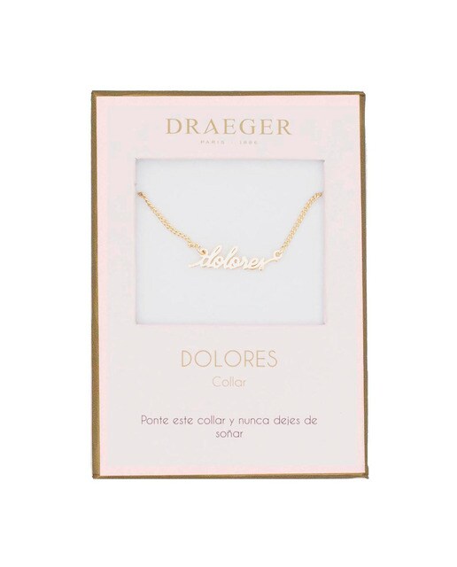 Colar dourado Dolores sem níquel Dourado-1