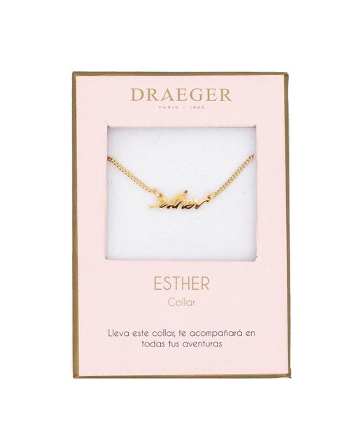 Colar dourado Esther sem níquel Dourado-1