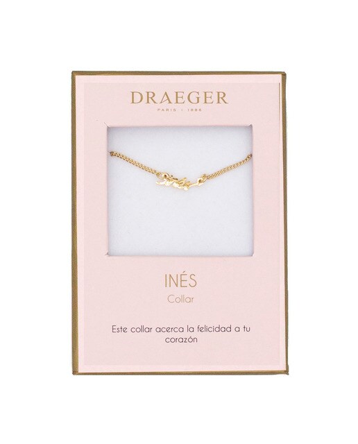 Colar dourado Inés de níquel Dourado-1