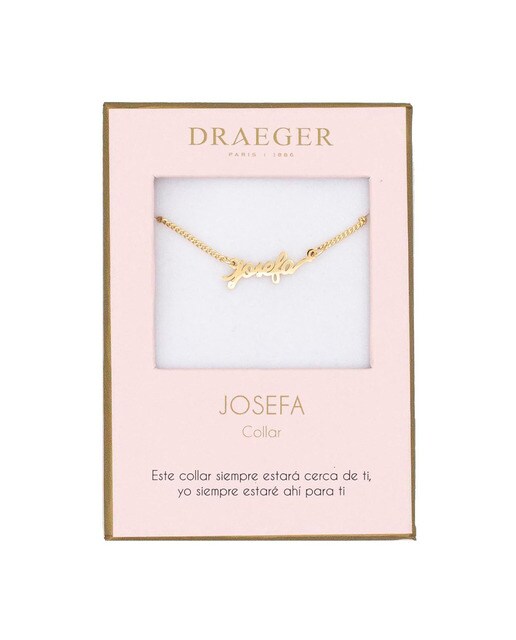 Colar dourado Josefa sem níquel Dourado-1