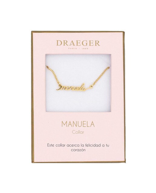 Colar dourado Manuela sem níquel Dourado-1