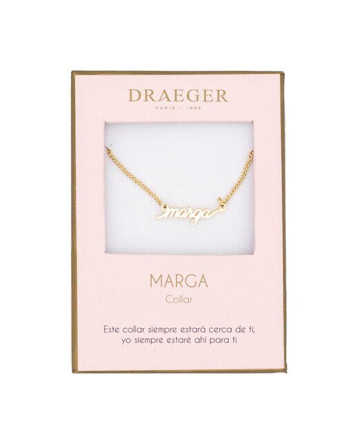 Colar dourado Marga sem níquel Dourado-1