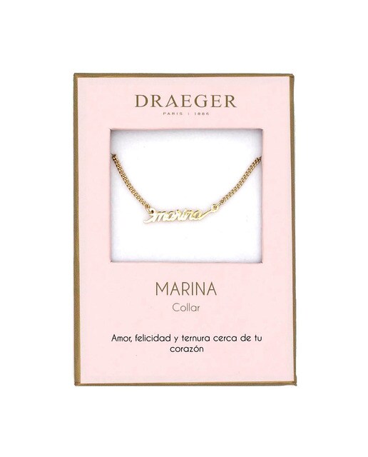 Colar dourado Marina sem níquel Dourado-1