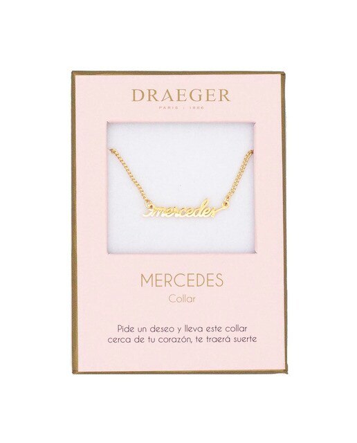 Colar dourado Mercedes sem níquel Dourado-1