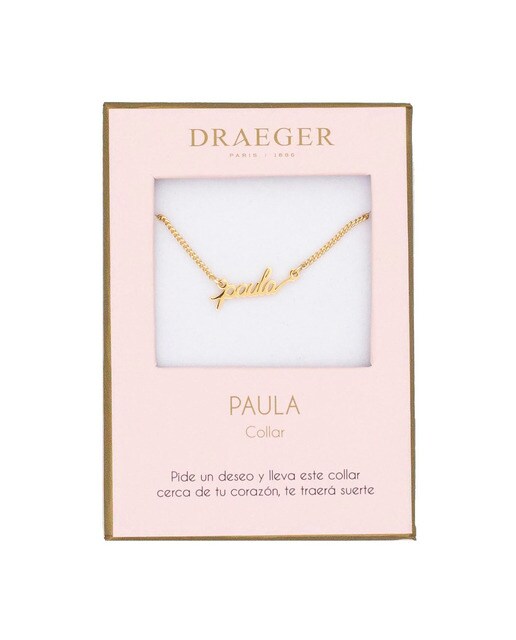 Colar dourado Paula sem níquel Dourado-1