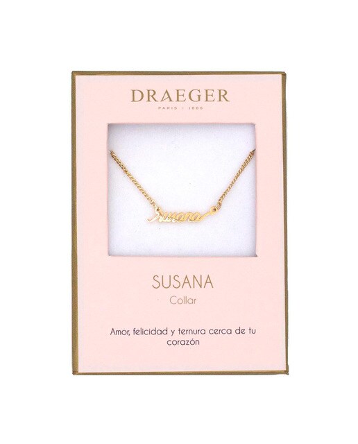 Colar dourado Susana sem níquel Dourado-1